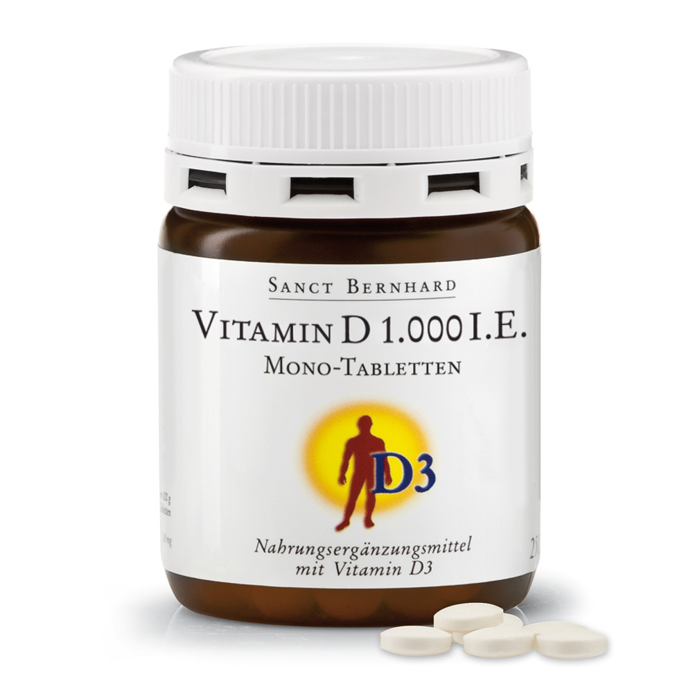 Viên uống bổ sung Vitamin D3 1000 IU Mono Tablets