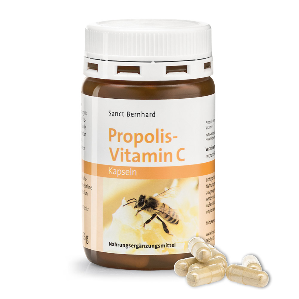 Viên nang tăng cường miễn dịch keo ong Sanct Bernhard Propolis Vitamin C