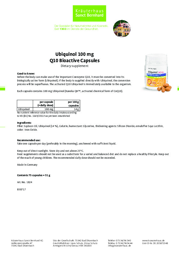 Coenzyme Q10 thể hoạt động Ubiquiol
